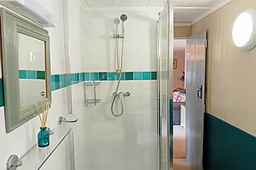 Bathroom showing shower